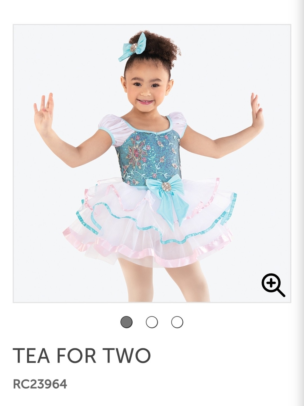 Revolution Dancewear "Tea for Two" Ballet Dance Costume Style RC23964 Size MC **